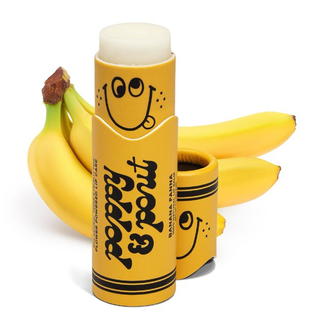 Bálsamo labial gigante para niños Poppy & Pout | Todos los bálsamos labiales y humectantes naturales | Hidrata con cera de abejas, vitamina E, aceite de coco orgánico | Libre de crueldad | Bálsamo Lab