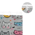 thumbnail image 5 of Yayeee Shower Curtain with Hooks 72"x72" Waterproof Fabric Bathroom Hanging Decor, Cute Cat Pattern, 5 of 5