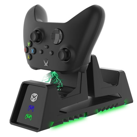 Ghost Gear - Xbox Series X Dual Controller Charge Station and Headphone Stand - Black