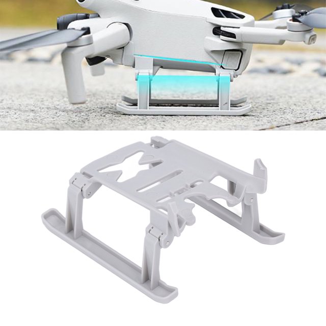 Protector Soporte Del Tren de Aterrizaje, RC Drone Landing Gaming Leging Landing Batte Perfect Reduce ImpactO Fácil Instalacia para Mini 4 Pro