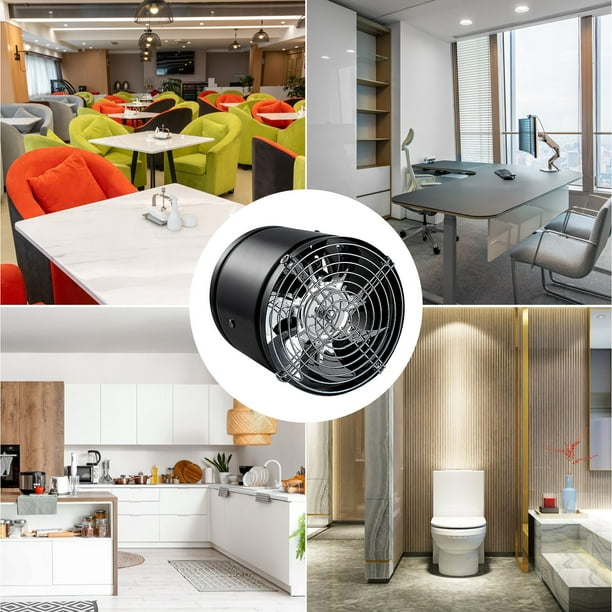 Aparatos de cocina, Accesorios de cocina, Utensilios de cocina, Extractor de aire unidireccional con malla, Extractor industrial para cocina y hogar, potente y silencioso.