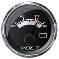 thumbnail image 2 of Faria Platinum 2" Voltmeter (10-16 VDC), 2 of 2