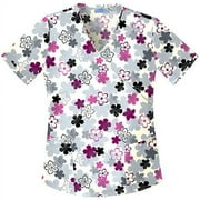 Flower Joy Mock Wrap Top