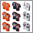 thumbnail image 3 of Broncos Maillot Broncos Broderie Ensemble de Football 3 Wilson 30 5 2, 3 of 3