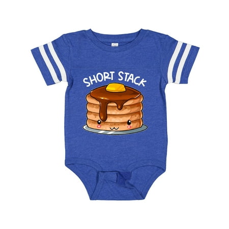 

Inktastic Short Stack Cute Pancake Breakfast Gift Baby Boy or Baby Girl Bodysuit