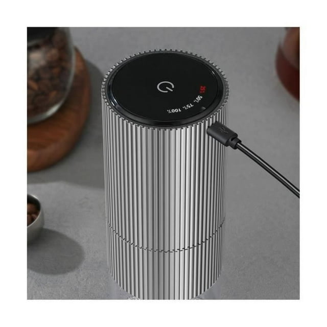 Electric Coffee Grinder Automatic Spice Grinder Espresso Coffee Machine USB Charger Black Grinder ESPRESSO MACHINE