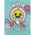 thumbnail image 2 of Baby Shark Toddler & Little Girls' Brooklyn T-Shirt, Sizes 2T-6x, 2 of 2
