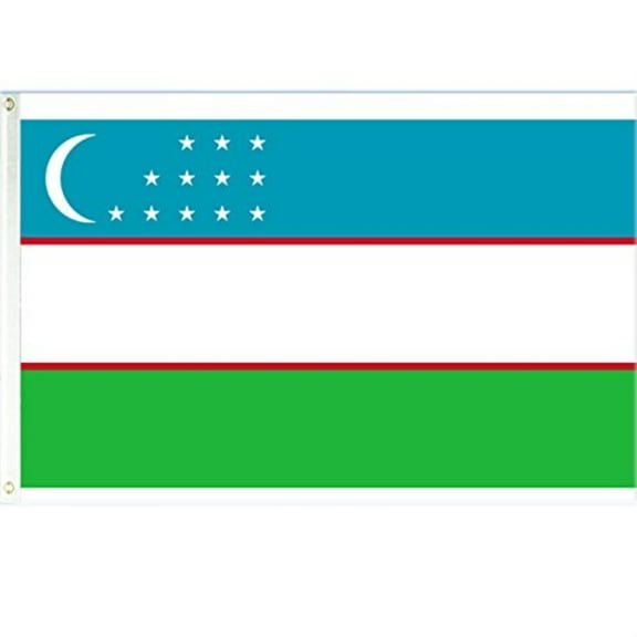 3x5 Uzbekistan Flag Republic Banner Country Pennant