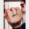 thumbnail image 2 of Vintage Punk Style Snake Ring Female Fashion Rose Gold/Silver Crystal Ring Couple Girlfriend Gift Jewelry, 2 of 2