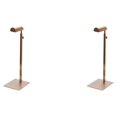 thumbnail image 1 of Qarigey Metal Purse Display Stand Adjustable Handbag Holder Rack 2piezas plata oro rosa, 1 of 1