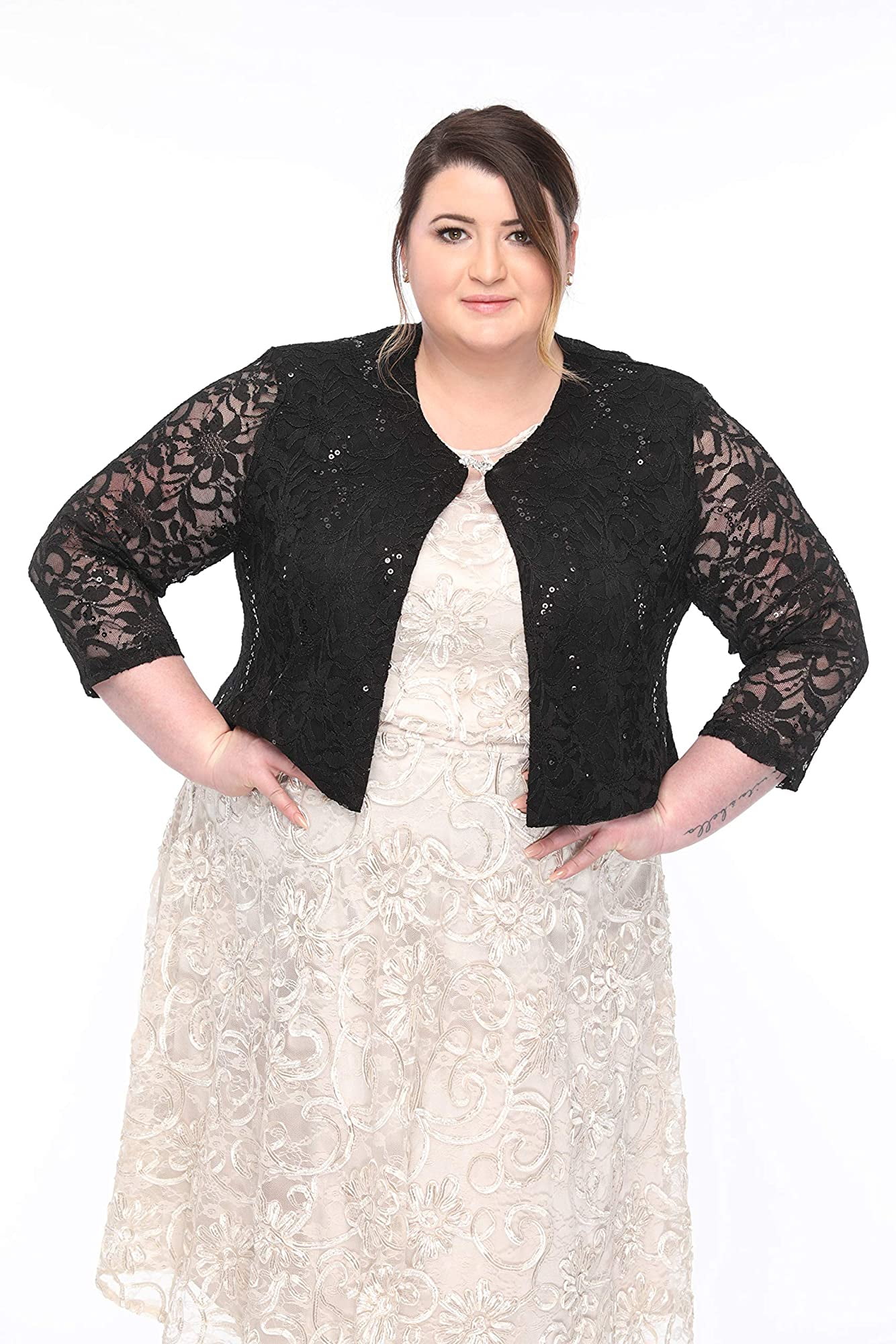 shrugs for dresses plus size