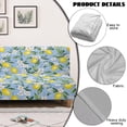 thumbnail image 6 of SCRAWLGOD Lemon Floral Print Armless Couch Cover Stretch Anti Slip Sofa Covers for 3 Cushion Couch Washable Anti Scratch Sofa Slipcovers for Pets, 6 of 9
