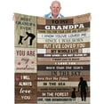 thumbnail image 1 of LHSHID Grandpa Gifts Gifts for Grandpa Blanket Grandpa Birthday Gifts from Granddaughter Soft Cozy Flannel Throw Blanket Christmas for Grandfather 30"x40", 1 of 7