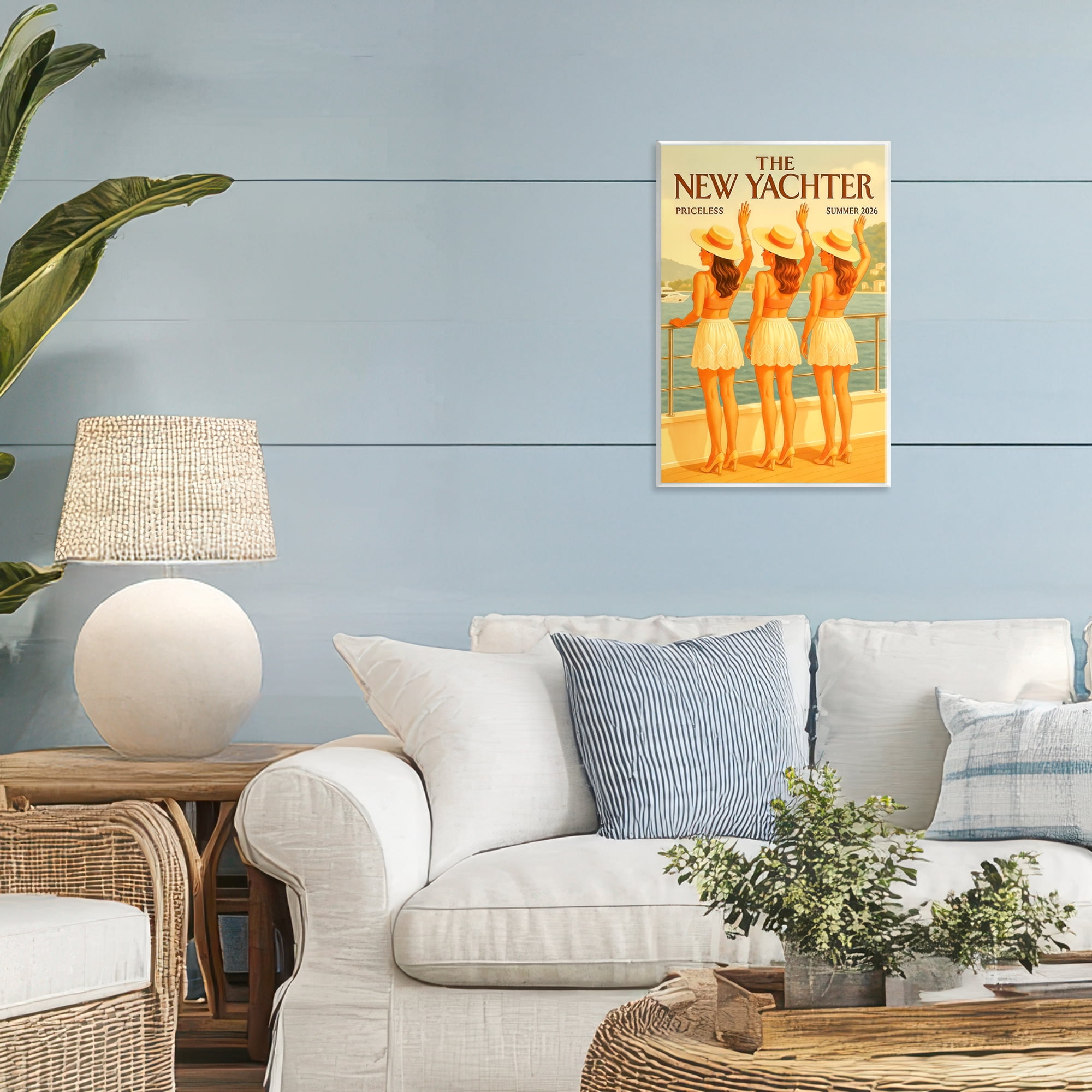 Stupell Industries Magazine Parody Fashion Trio Wall Plaque Art, design by Grotto Studios