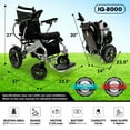thumbnail image 6 of Majestic Electric Wheelchairs for Adults, Foldable Lightweight Electric Wheelchair, Light Weight Folding Power Chair for Seniors, Portable Motorized Wheelchair, Durable Ultra Light Wheel Chair, 6 of 6