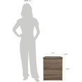 thumbnail image 3 of Tvilum Scottsdale 2 Drawer Nightstand, Truffle, 3 of 5