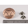 thumbnail image 3 of Soccer Ball, Football, Futbol, Copper Plated, Metal, Hat, Lapel, Brooch, Pin, Pins, Jewelry, Made in USA, Many Sports Available. Creative Pewter Designs. AC502, 3 of 8