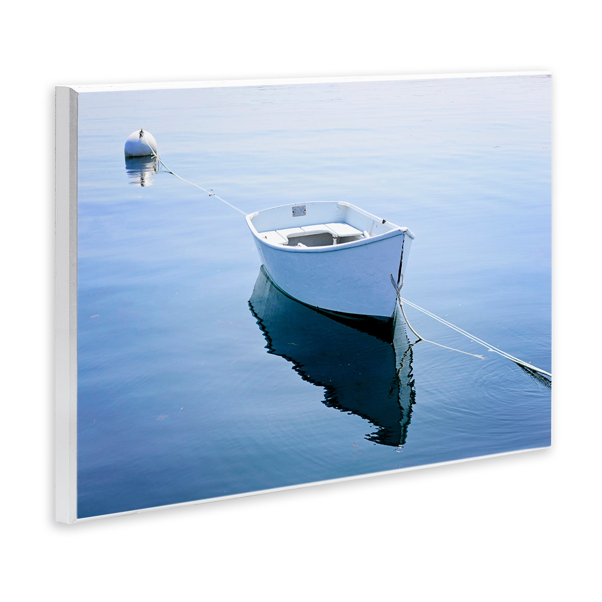 Stupell Industries Boat Tied to Dock Wall Plaque Art, design by JLM Photographs