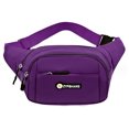 thumbnail image 1 of Riñonera tipo riñonera para hombre y mujer, con correa ajustable, color morado, 1 of 5