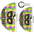 thumbnail image 3 of Coolnut Mardi Gras Christmas Tree Skirt Tree Skirt for Holiday Party Home Christmas Day Ornaments36", 3 of 6