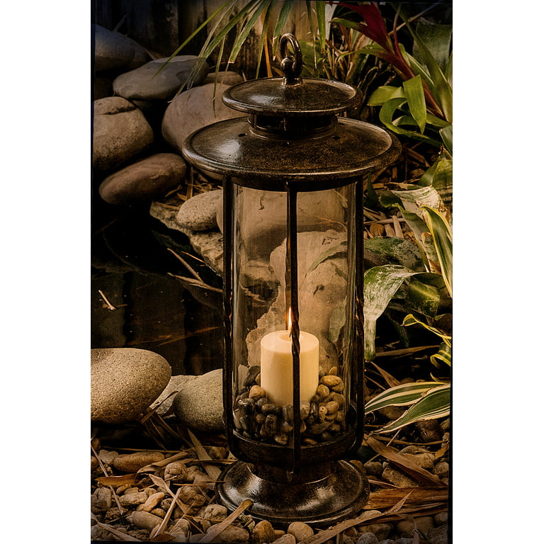 H Potter Large Decorative Hurricane Lantern Candle Holder