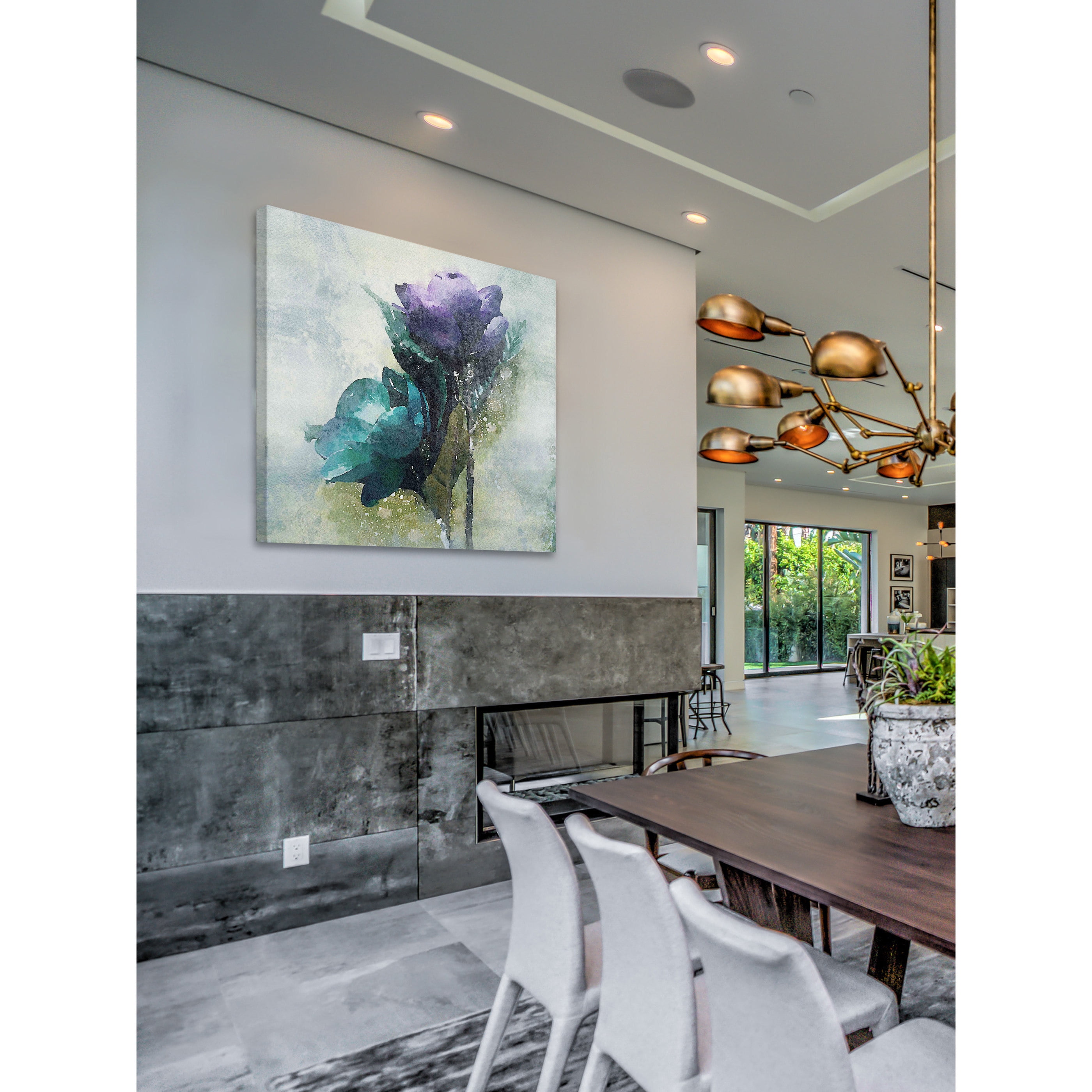 Marmont Hill - "Romantic Arrangement" by Irena Orlov Painting Print on Wrapped Canvas