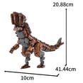 thumbnail image 5 of CNV Monster Hunter Barroth Building Blocks, MOC-137759 Dinosaur Monster Model Kit for Adults, 5 of 5