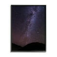 thumbnail image 2 of Stupell Industries Breathtaking Night Stars Milky Way Shining Over Mountains Photograph Gray Framed Art Print Wall Art, Design by Steve Smith, 2 of 5
