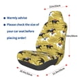 thumbnail image 3 of Wukai Horsemen In Horseraces Full Set Car Seat Covers with Soft Padding Universal Auto Front Seats Protector and Cushion Mat, 3 of 5