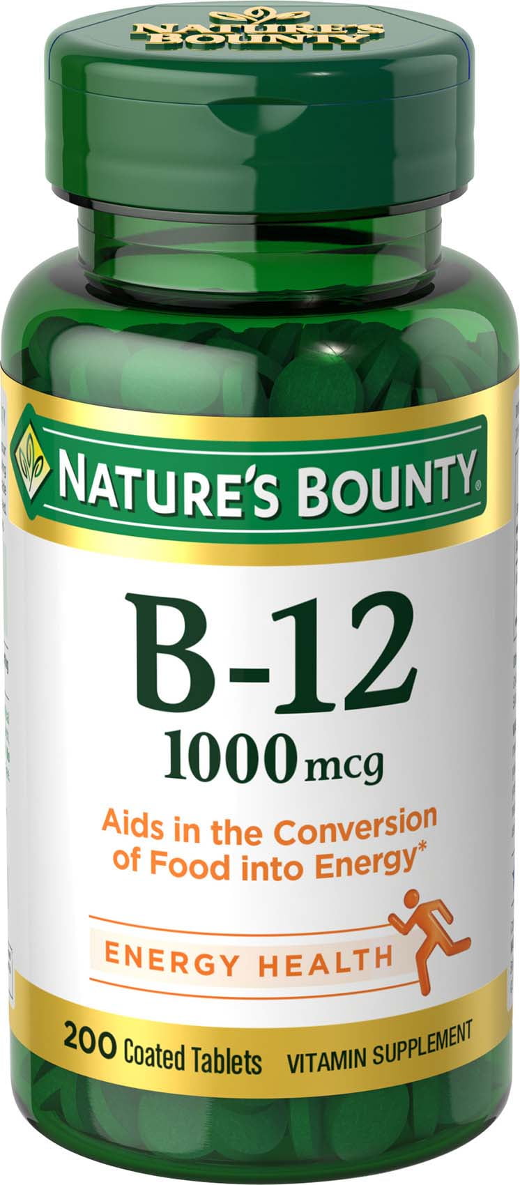 Natures Bounty Vitamin B12 Tablets 1000 Mcg 200 Count