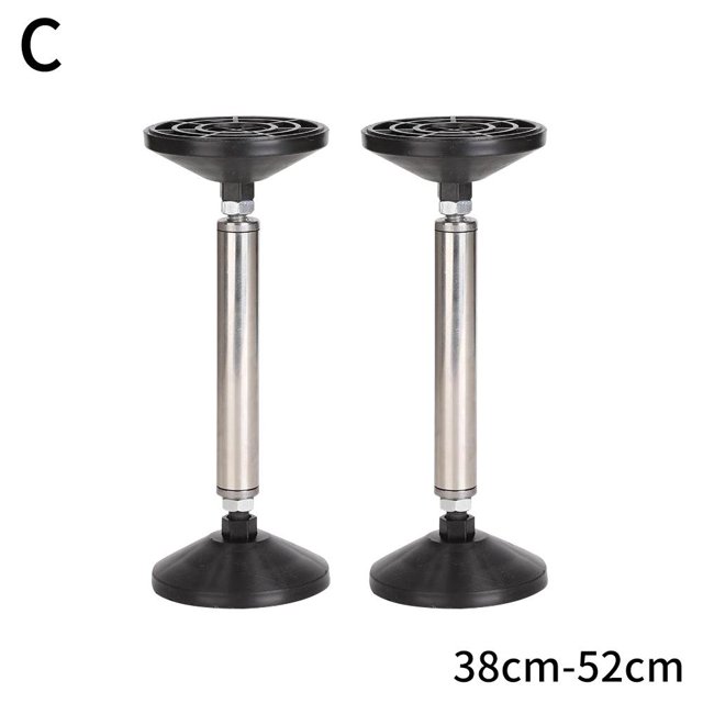 Adjustable Stainless Steel Cabinet Installation Support Rod, 25-37cm Wall Mounted Lifting Bracket for Bathroom, Kitchen, Counter Basin, Auxiliary Fixing Tool, 2-Pack