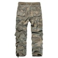 thumbnail image 2 of Men's Cargo Pants with 8 Pockets,Cotton Camo Pants Relaxed Fit Utility Hiking Pants, Ripstop Work Pants(No Belts),C34 Camo Size 30, 2 of 7