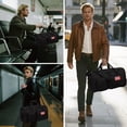 thumbnail image 4 of TRIPGEAR 45L 2-in-1 Gym Duffle Bag for Men, Travel Backpack with Shoe & Wet Pocket, Overnight Carry-on Bag, 4 of 7