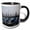 Black/White, variant on 3drose, Boats at St. Marks Square in Venice Italy, 11oz Mug