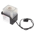 thumbnail image 1 of Bomba de agua para CPU G1/4, refrigeración por agua ultra silenciosa, 12 V, 450 l/h, cable de cobre trifásico, conector de 4 pines, bomba de refrigeración para computadora, color negro, 1 of 12