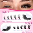 thumbnail image 3 of Kit de extensión de pestañas FANXITON Fluffy Lash Clusters 280 unidades, 3 of 9