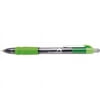 Hub Pen 588GRN-BLK MaxGlide Click Tropical Lime Green Pen - Black Ink - Pack of 250