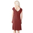 thumbnail image 2 of Sleeveless V Neck Above Knee Length Stripe Dress, 2 of 3