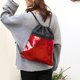 thumbnail image 5 of Mochila Con Cordón Lentejuelas Escolar Bolsas Hombro Almacenamiento para Mujer () Rojo, 5 of 9