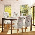 thumbnail image 2 of Dining Room Chair Covers Slipcovers Set of 4, Stretch Kitchen Chair Covers Washable Spandex Parsons Chair Slipcover, Removable Dining Seat Protector for Home or Party, 2 of 6