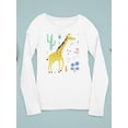 thumbnail image 3 of Doodle Style Giraffe Long Sleeve Toddler -Image by Shutterstock,  3 Toddler, 3 of 4