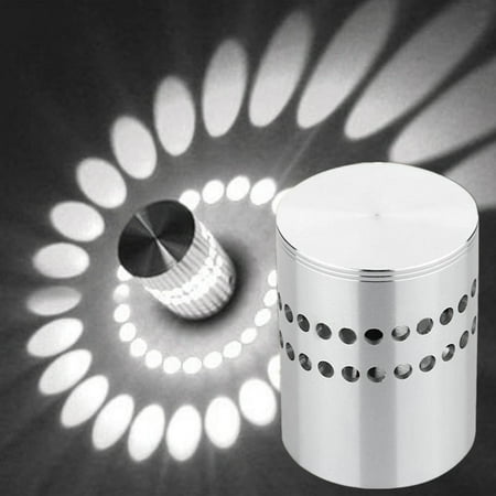 

XINKAIRUN Spiral Hole Wall Lamp Surface Install LED Light Luminaire Light Home Decoration(Buy 2 Get 3) Silver