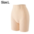 thumbnail image 2 of Pantalones cortos ajustados sin costuras de cintura alta para mujer con esquinas planas y leggings para adelgazar los muslos (color piel), 2 of 5