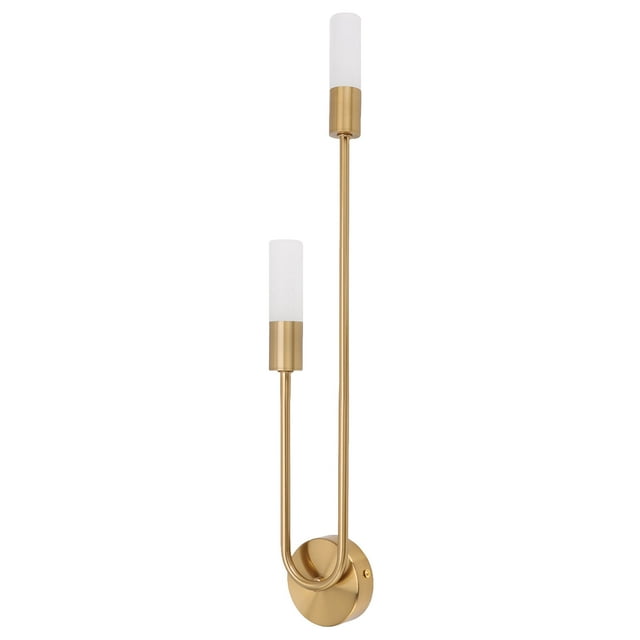 G9 Double Head Wall Lamp Holder, Frosted Lampshade Eye Protection Wall Mounted Lamp Holder Electroplating For Living Room