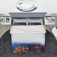 thumbnail image 3 of Designart 'Watercolor Painting Flower in Meadow' Traditional Duvet Cover Set, 3 of 4