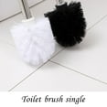 thumbnail image 4 of 2PCS Toilet Brush 13.77 Inch Toilet Bowl Brush Bathroom Cleaning Supplies, Durable Poly Fiber Bristles, White Stainless Handle Toilet Scrubber Brush for Deep Cleaning, 4 of 4