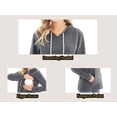 thumbnail image 6 of Bearsland Women’s Fleece Maternity Nursing Sweatshirt Casual Breastfeeding Hoodie, 6 of 6