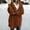 Brown#1, variant on Rollbacks & More GaThRRgYP Jackets for Women Plus Size,Women's Oversized Open Front Hooded Draped Pockets Cardigan Coat Beige XXXL