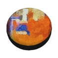 thumbnail image 3 of YFYANG 15'' Tire Cover, Orange Watercolor Art Universal Spare Wheel Covers, Dust-Proof, Water-Proof, Sun-Proof and Corrosion-Proof, 3 of 9