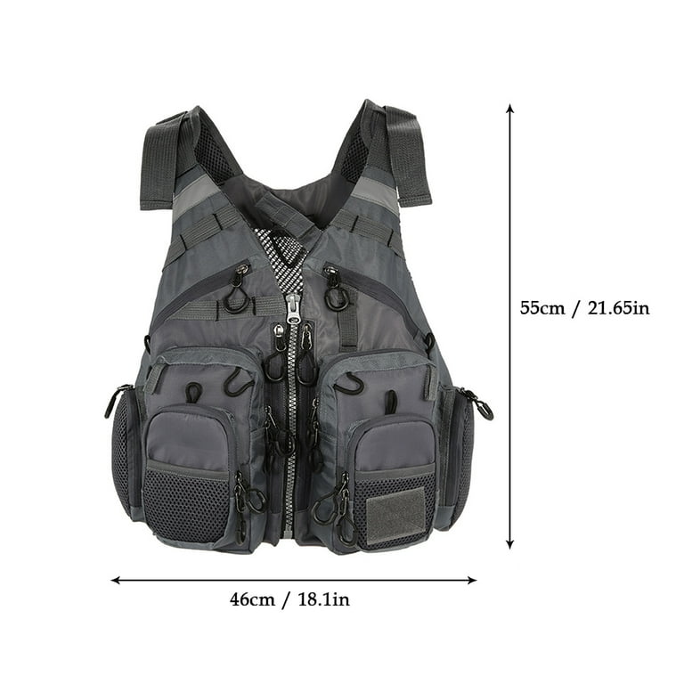 Lixada Outdoor Breathable Fishing Life Vest Swimming Sailing Life